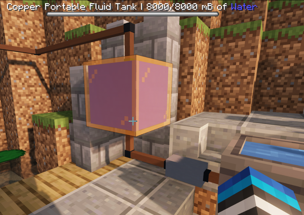 Copper fluid tank
